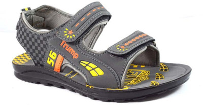 

TRUMP Boys Velcro Sports Sandals(Grey, Dark grey