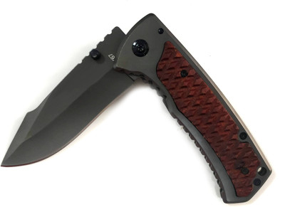 

Military Green Buck X-67 Grey Brown Pocket Folding Knife Knife, Survival Knife, Campers Knife, Pocket Knife(Grey, Brown)
