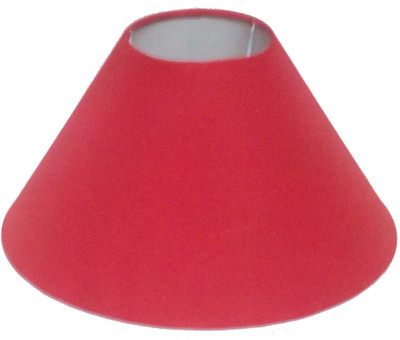 

RDC 10" Round Plain Red - B22 Holder Ring Size Table Lamps Lamp Shade(Cotton, Plastic)