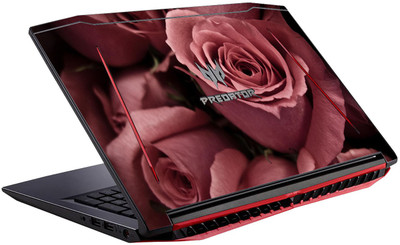 GADGETS WRAP Printed pink rose Skin Vinyl Laptop Decal 15.6