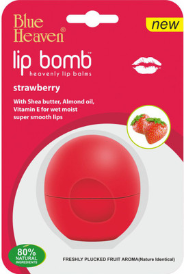 Blue Heaven Lip Balm- Strawberry (8 GM) Strawberry(Pack of: 2, 8 g)