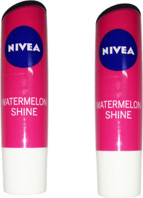 

Nivea WATERMELON SHINE LIP BALM 4.8 GM WATERMELON(Pack of: 2, 2 g)