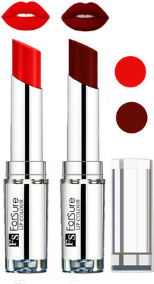 

Forsure Full Day Lasting Velevt Matte Lipstick (Set of 2)(Orange, Maroon)