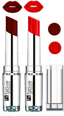 

Forsure Full Day Lasting Velevt Matte Lipstick (Set of 2)(Maroon, Orange)