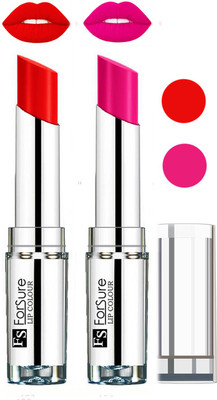 

Forsure Full Day Lasting Velevt Matte Lipstick (Set of 2)(Orange, Rose Pink)