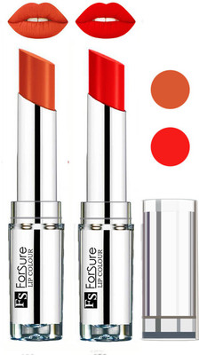 

Forsure Full Day Lasting Velevt Matte Lipstick (Set of 2)(Brick Nude, Wine)