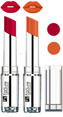 

Forsure Full Day Lasting Velevt Matte Lipstick (Set of 2)(Magenta, Nude)
