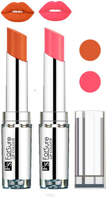 

Forsure Full Day Lasting Velevt Matte Lipstick (Set of 2)(Nude, Peach)