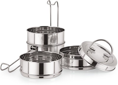 NEELAM Stainless Steel Tiffin Sada, 4 Containers Lunch Box(2800 ml)
