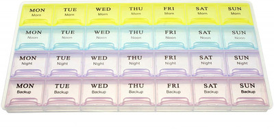 

Tied Ribbons Medicine Organiser 28 days Dispenser Medicine Dispenser