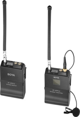 BOYA BY-WFM12 VHF Wireless Microphone System Camera Microphone