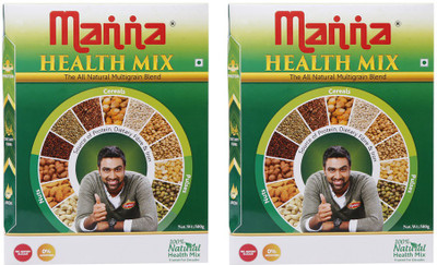 

Manna Health Mix 500g Pack of 2, Gluten Free & 100% Natural source of Protein, Dietary Fibre & Iron 1 kg(Pack of 2)