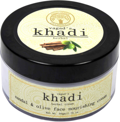 

Vagad's Khadi Sandal With Olive Face Moisturizing Cream(50 g)