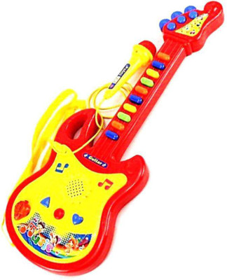 

NGEL Musical Guitar with Microphone for Kids(Multicolor)