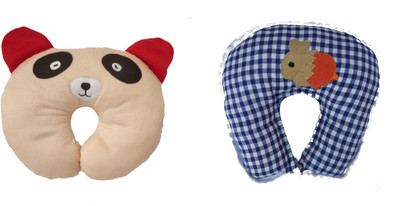 

EasyShop Cartoon Neck Neck Pillow(Neavy Blue, Beige), Neavy blue and beige