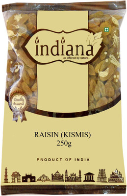 Indiana Raisin Premium Quality Raisins(250 g, Pouch)