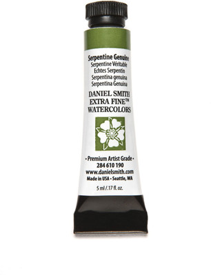 

Daniel Smith Extra Fine Watercolor 5ml Paint Tube, Serpentine Genuine(Set of 1, Black)