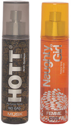 

HOTT Mens MUSK & FEMME- (Set of 2 Perfume for Couple) (60ml each) Perfume - 60 ml(For Men & Women)