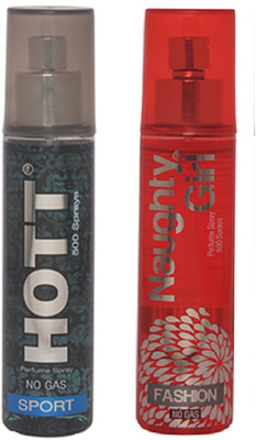 

HOTT Mens SPORT & FASHION- (Set of 2 Perfume for Couple) (60ml each) Perfume - 60 ml(For Men & Women)