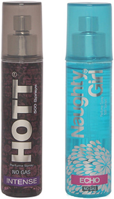 HOTT Mens INTENSE & ECHO- (Set of 2 Perfume for Couple) (60ml each) Perfume - 60 ml(For Men & Women)