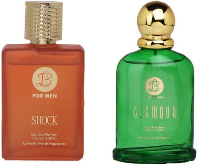 

Lyla Blanc Mens SHOCK & Womens GLAMOUR - (Set of 2 Perfume for Couple) (100ml each) Eau de Parfum - 100 ml(For Men & Women)