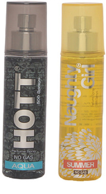 

HOTT Mens AQUA & SUMMER- (Set of 2 Perfume for Couple) (60ml each) Perfume - 60 ml(For Men & Women)
