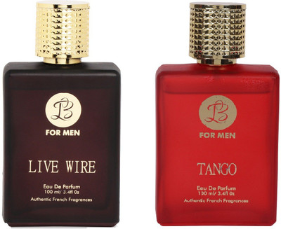 

Lyla Blanc LIVE WIRE TANGO Perfume Spray for Men- (Set of 2) (100ml each) Eau de Parfum - 100 ml(For Men)