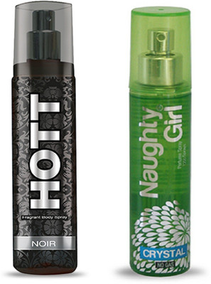 

HOTT Mens NOIR & CRYSTAL- (Set of 2 Perfume for Couple) (135ml each) Perfume - 135 ml(For Men & Women)