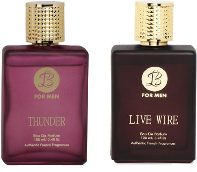 

Lyla Blanc THUNDER LIVE WIRE Perfume Spray for Men- (Set of 2) (100ml each) Eau de Parfum - 100 ml(For Men)