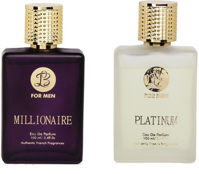 

Lyla Blanc MILLIONAIRE PLATINUM Perfume Spray for Men- (Set of 2) (100ml each) Eau de Parfum - 100 ml(For Men)