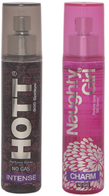 

HOTT Mens INTENSE & CHROME- (Set of 2 Perfume for Couple) (60ml each) Perfume - 60 ml(For Men & Women)