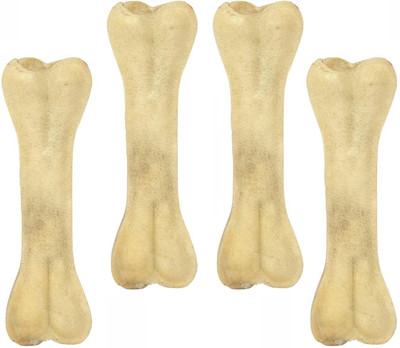 

Leather Craft DOG BONE PACK OF 4(6 INCHES) Chicken Dog Chew(320 g, Pack of 4)