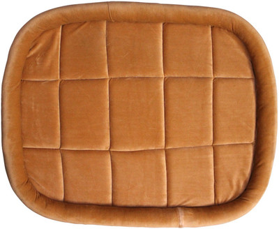 

Jainsons Pet Products Ultra Soft Golden Brown Velvet Bed for Dog, Cat Pet Mat