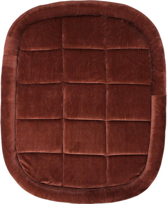 

Jainsons Pet Products Ultra Soft Dark Brown Velvet Bed for Dog, Cat Pet Mat