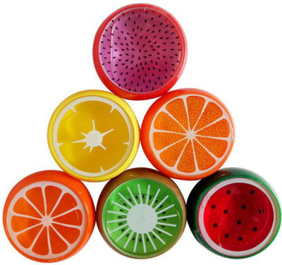 

TOY CENTRAL FRUIT SLIME PACK OF 6 Multicolor Putty Toy