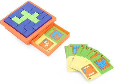 M-Alive Creative Puzzle Pattern blocks 14 jigsaw Puzzle Ultimate creativity fun(14 Pieces)