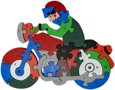 

Tootpado Alphabet and Number Wooden - Bike (1TNG270)(1 Pieces)