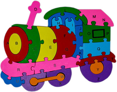 

Shoppernation Alphabet and Number Wooden Jigsaw Puzzle - Train (1TNG268)(25 Pieces)