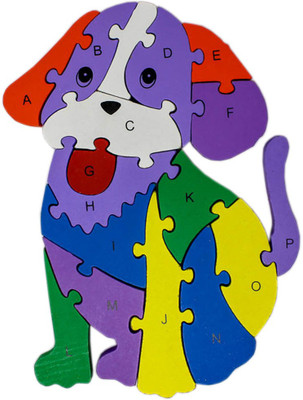 Tootpado Alphabet and Number Wooden - Dog (1TNG274)(1 Pieces)