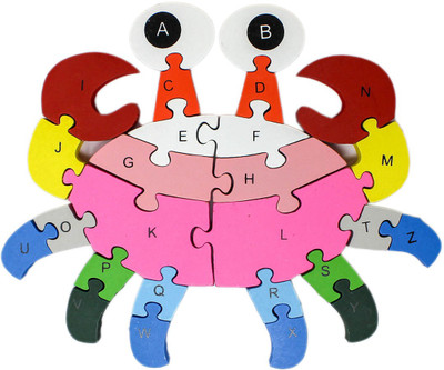 

Tootpado Alphabet and Number Wooden - Crab (1TNG279)(1 Pieces)