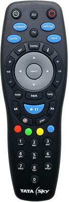 

Tata Sky 100% Original HD+ Recording Remote Controller(Black)
