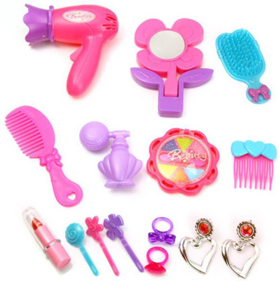 

Gripix Fashion Girl Beauty Set Makeup Toy with Mirror Hairdryer & Styling Accessories, Pretend Play Kids