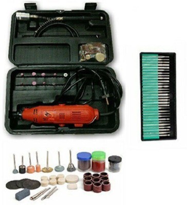 Tools Centre TC6617 175 Pieces Die Grinder Rotary Tool and Accessory Kit All In 1 with Diamond Coated Burr Set Rotary Tool(0 mm)