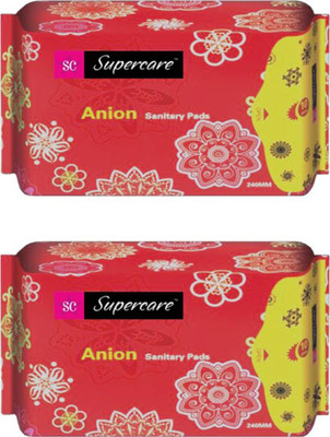 

supercare anion sanitary pads Sanitary Pad(Pack of 2)
