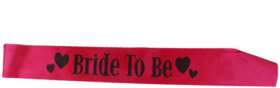 

DJP BRIDE TO BE SASH RED COLOR