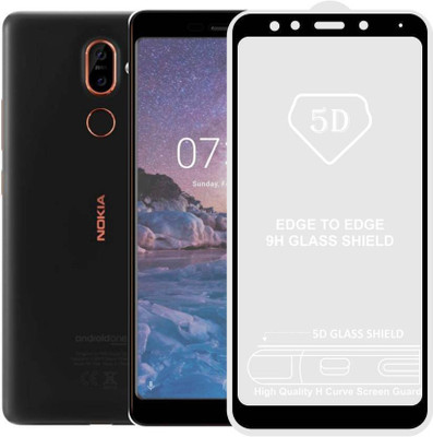 Express Buy Edge To Edge Tempered Glass for Nokia 6.1 Plus(Pack of 1)