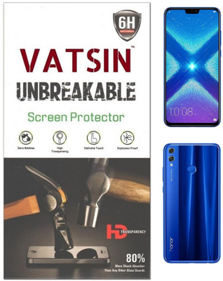 Vatsin Front and Back Screen Guard for Honor 8C(Pack of 1)