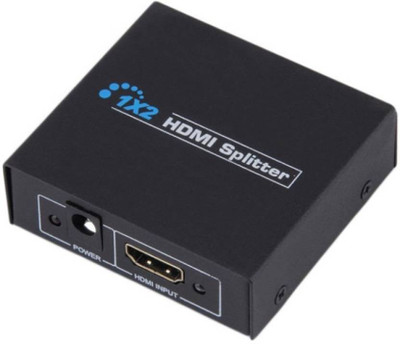

Secure Vision 1X2 Full HD 1080p Video HDMI Switch Switcher Split 1 in 2 Out Amplifier Dual Display For HDTV DVD Media Streaming Device(Black)