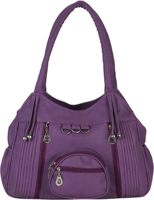 

Bhuviart Women Casual Purple Rexine Shoulder Bag