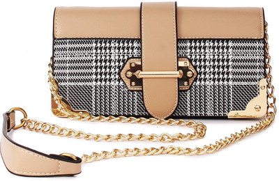 

MultiZone Women Casual Black PU Sling Bag